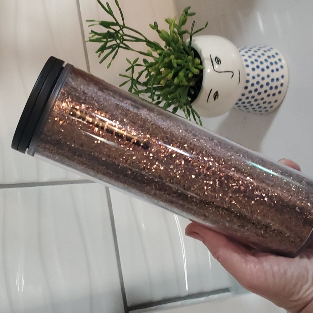 Starbucks Glittery Weighted Tumbler - Picture 2 of 11